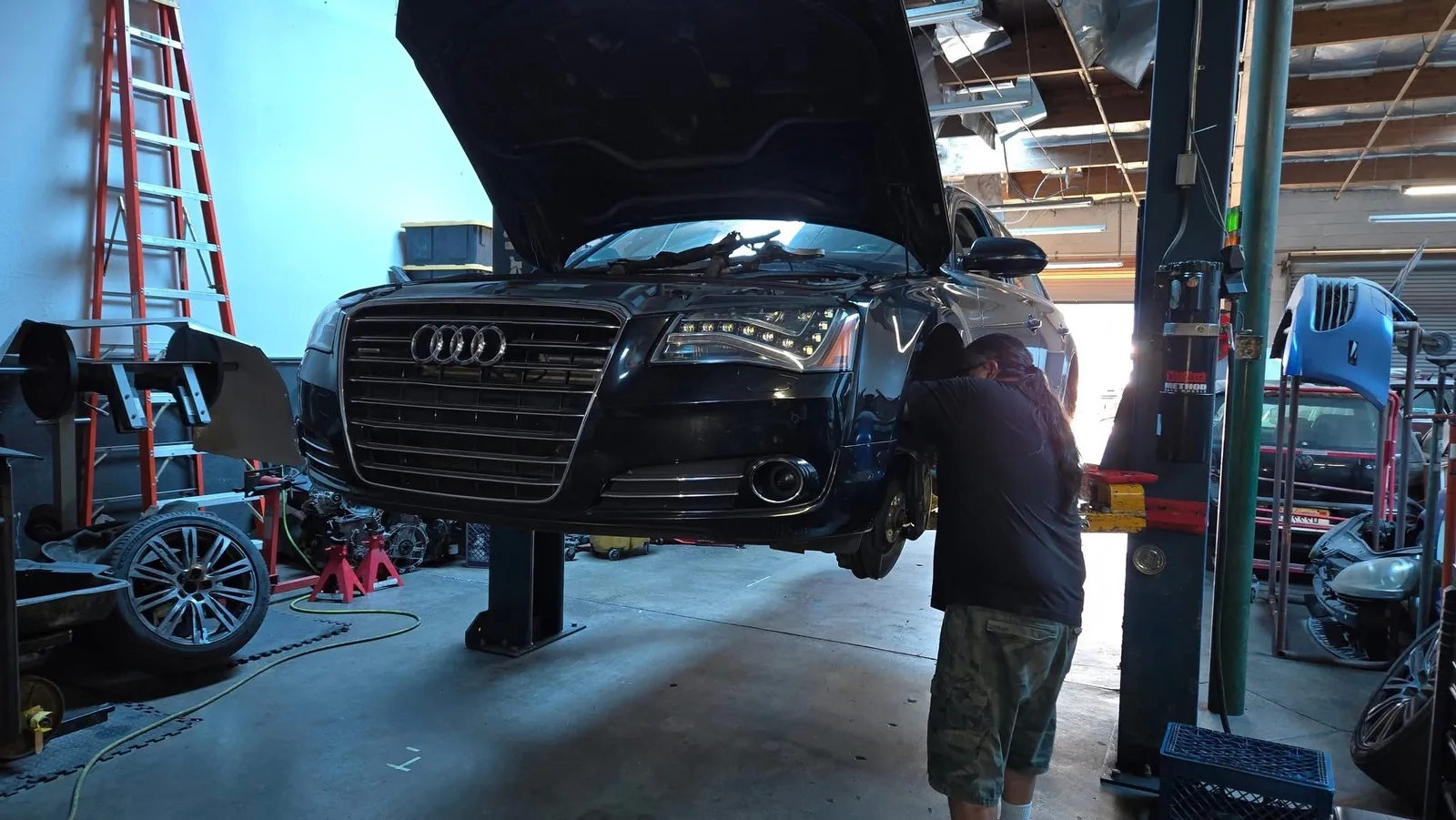 Audi on lift